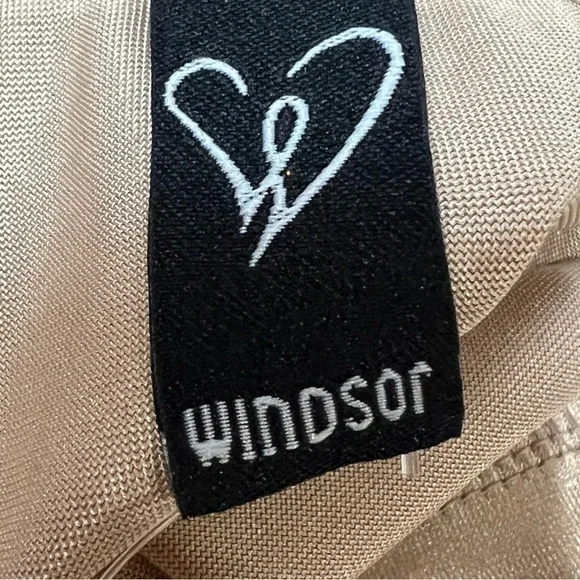 NWT Windsor Champagne Sequin Bodycon Dress Plunge Neckline Sleeveless Size M - Picture 9 of 9